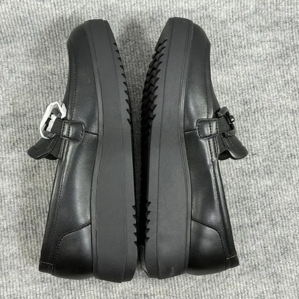 Clarks Collection Size-10M Women Zylah Top Casual Slip-On Loafer Black Leather - Image 6