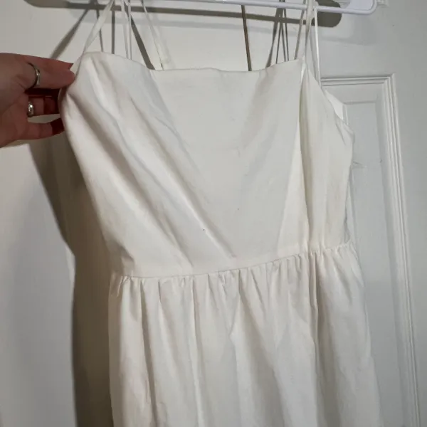 WAYF White Maxi Dress Size Large - Image 2