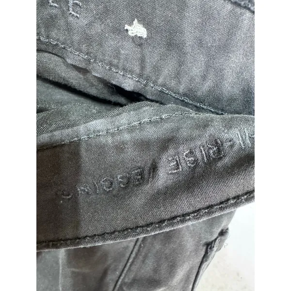 American Eagle Black High‎ Rise Skinny Fit Stretch Jegging Jeans Women's Size 4R - Image 6