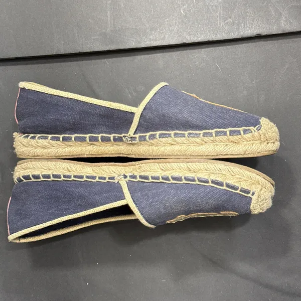 Lilly Pulitzer Preppy Nautical Beach Designer‎ Espadrille True Navy Seahorse 6 - Image 10