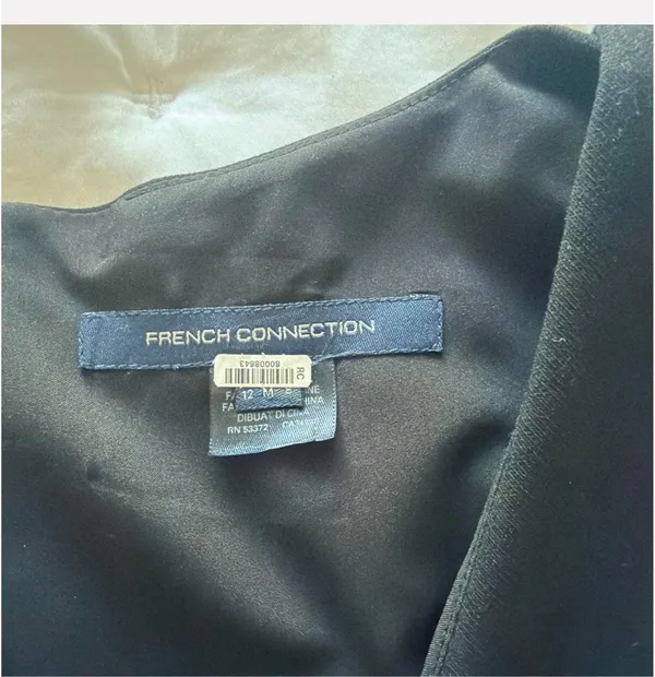 Black French Connection Dress - Image 3
