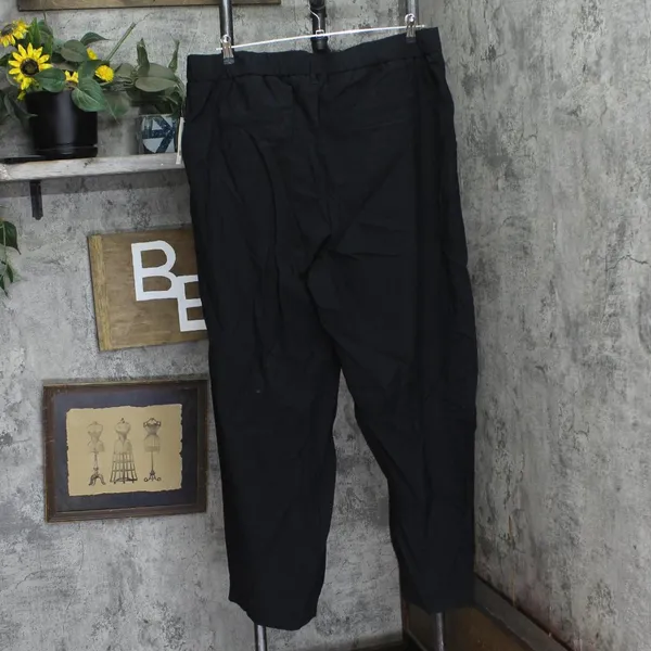 A New Day Womens High-Rise Straight Trousers 89472982 Black 17 - Image 2