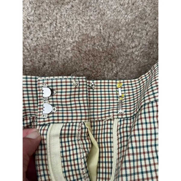 Vtg 90s Y2K DKNY Plaid Pants 2 Straight Leg Preppy Academic Teacher Business - Image 11
