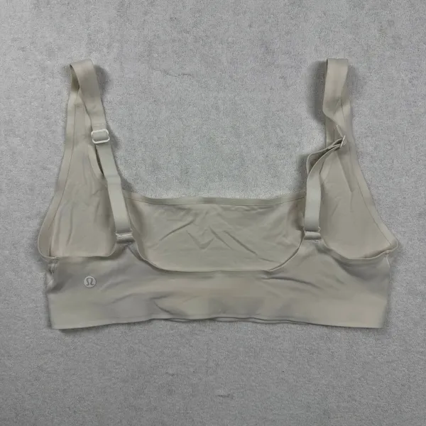 Lululemon Wundermost Ultra-Soft Nulu Scoop-Neck Bralette Bone Size 4? - Image 2