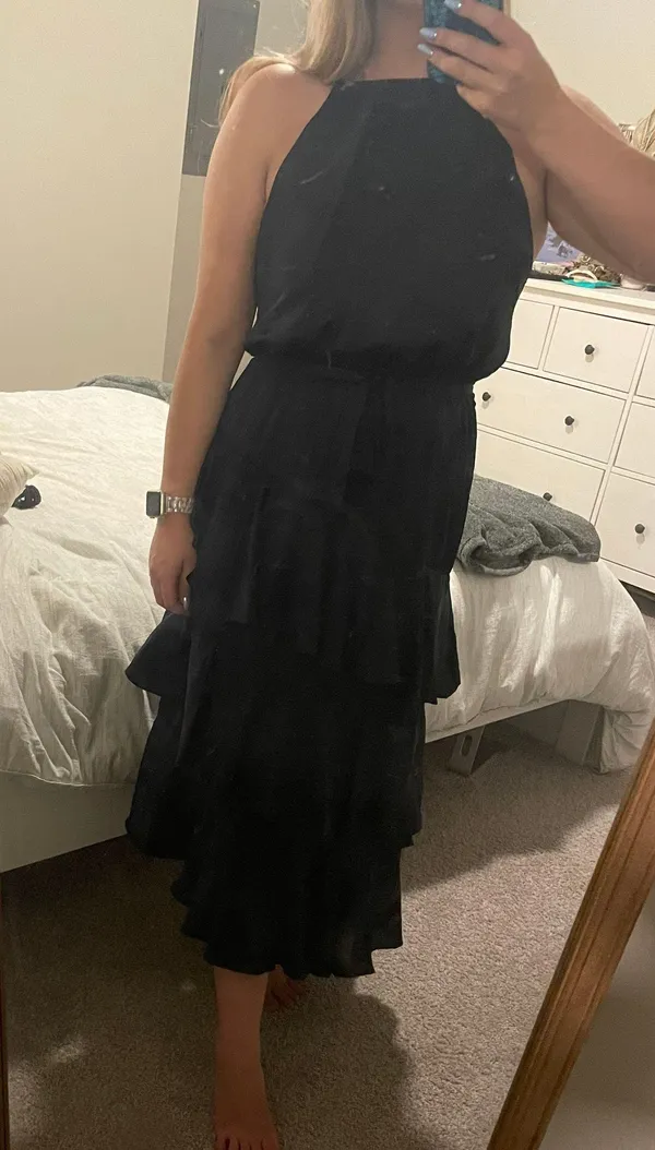 Petal and pup Tiered Ruffle Dress - Image 2