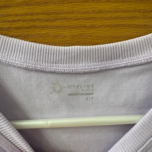 Offline by Aerie Sidewalk Seamless Cropped T-Shirt Lilac Purple Size Small - Image 4