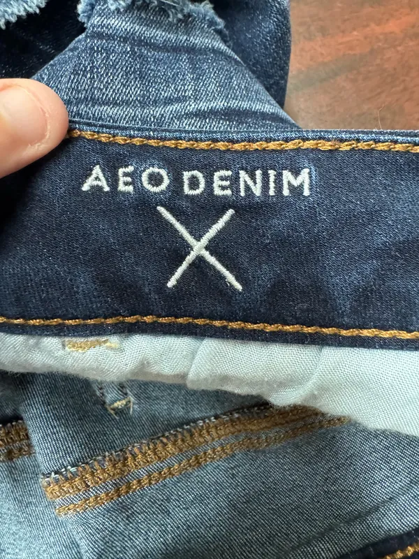 American Eagle Super Stretch AEO Denim X Super Low Jegging Size 6 - Image 6