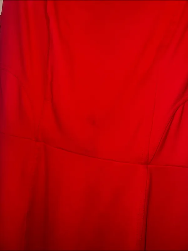 Cynthia Rowley Red Sleeveless Fit-and-Flare Dress - Image 3