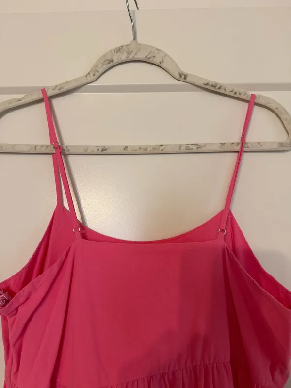 Boutique Pink Spaghetti Strap Maxi Dress - Image 6