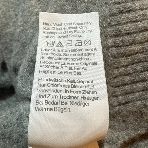 J. Crew Turtleneck Sweater in Supersoft Yarn Size XS‎ Gray Wool Alpaca Classic - Image 10