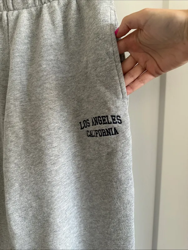 Brandy Melville John Galt Los Angeles gray sweatpants - Image 2
