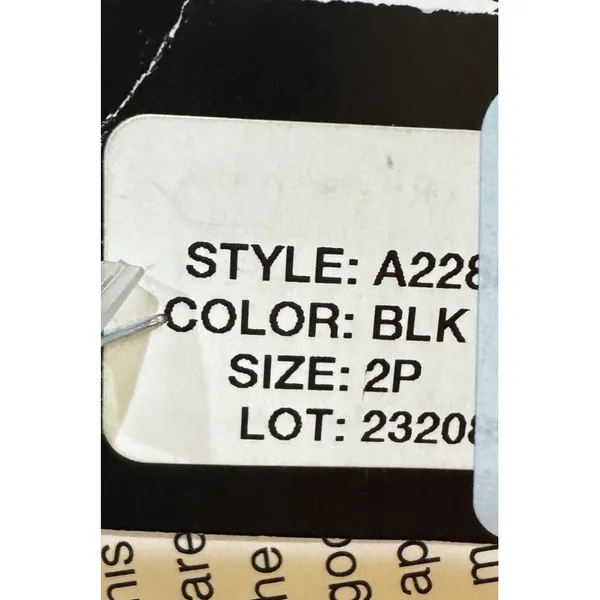 Betsy & Adam BLACK OFF THE SHOULDER Crepe RUFFLE Mermaid GOWN Size 2 Petite - Image 5