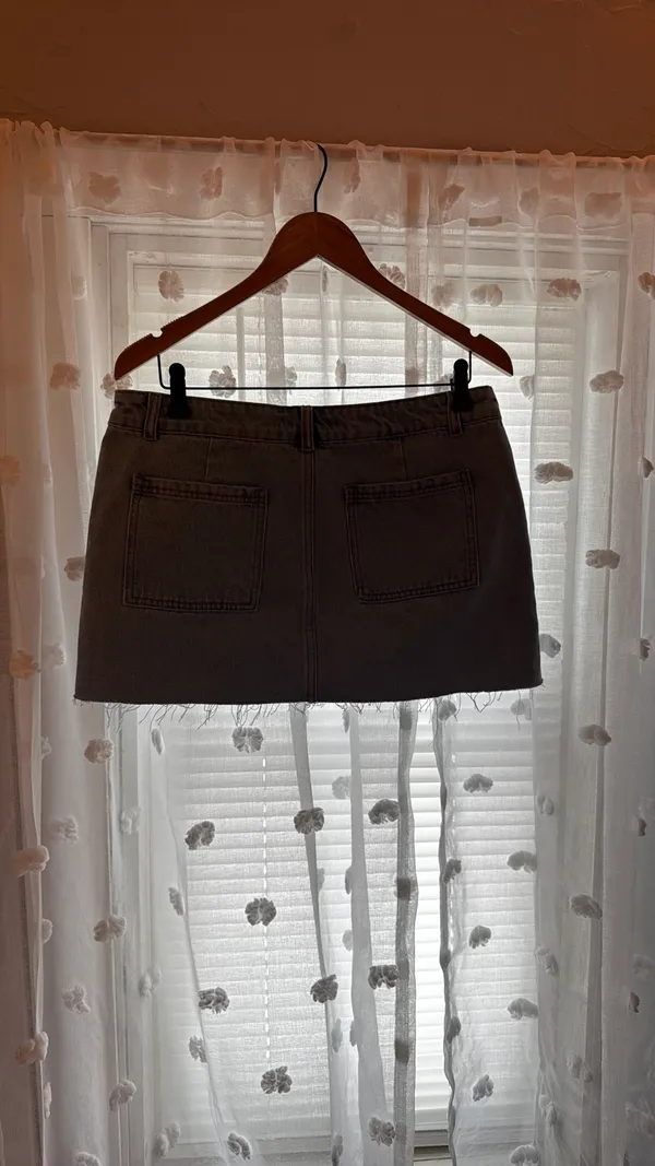Edikted Jessie denim skirt mini Blue Wash 💗 - Image 3