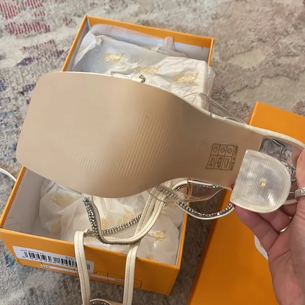 MOVING SALE NIB Public Desire Kim rhinestone heel - NEW - Image 6