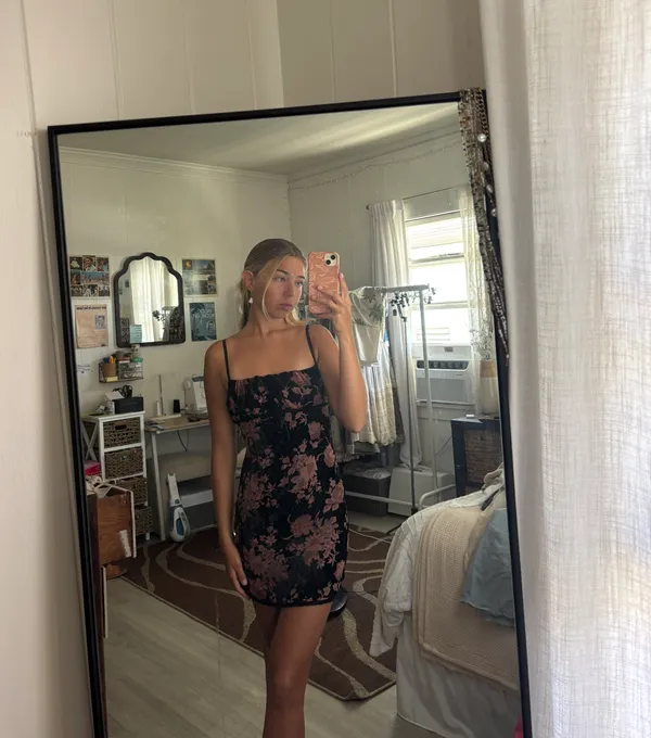 Floral Mini Dress - Image 2