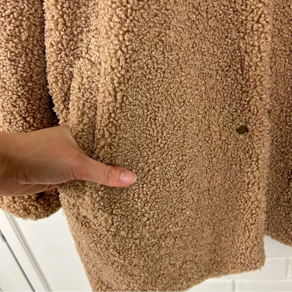 Sanctuary Button Front Teddy Knit Jacket Size XL - Image 6