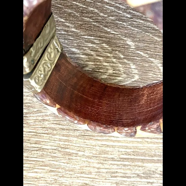 Wood bangle bracelet - Image 8