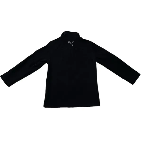 XS/S Puma Ukrainian Sleeve Patch Black Zip-Up Jacket Athletic Sport - Image 2