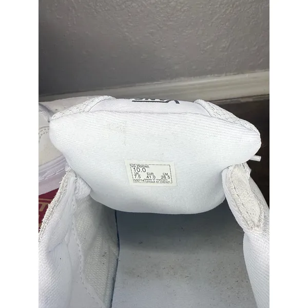 Vans Rowley Low Women's Size 10 White Skate Shoes Sneakers - Image 4