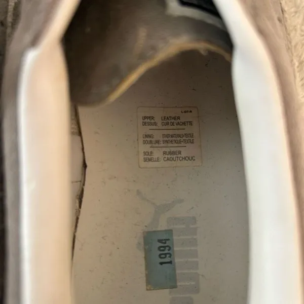 🔥🔥5 for $25 sale🔥🔥Puma grey and white low top sneaker shoes size 6 - Image 6