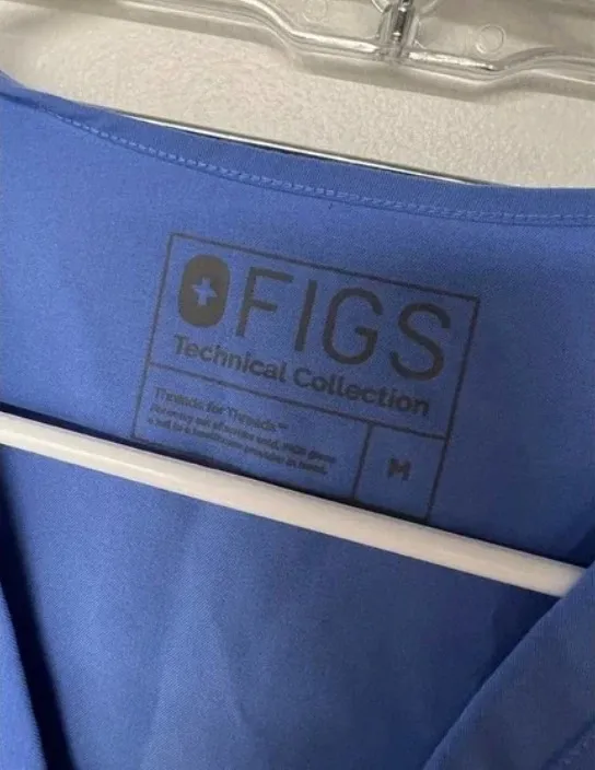 Figs Technical Collections Blue Scrub Top - Image 4