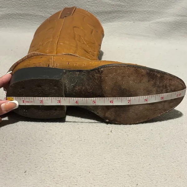 Western Cowboy Pull On Tejas Boots approx. size 7 - Image 9
