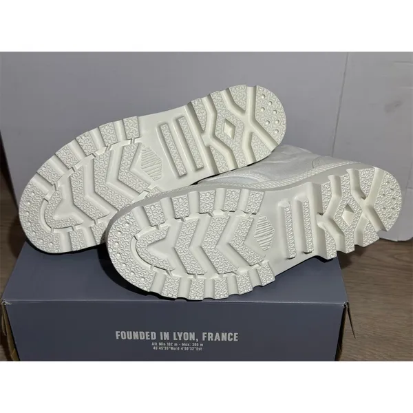 Palladium Pampa Hi Womens Combat Boots White High Top Ankle Lace Up Size 11 - Image 3