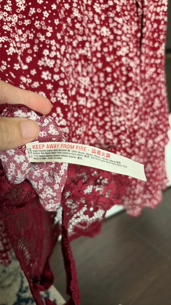Intimately Free People Bodysuit Floral Print - Image 4