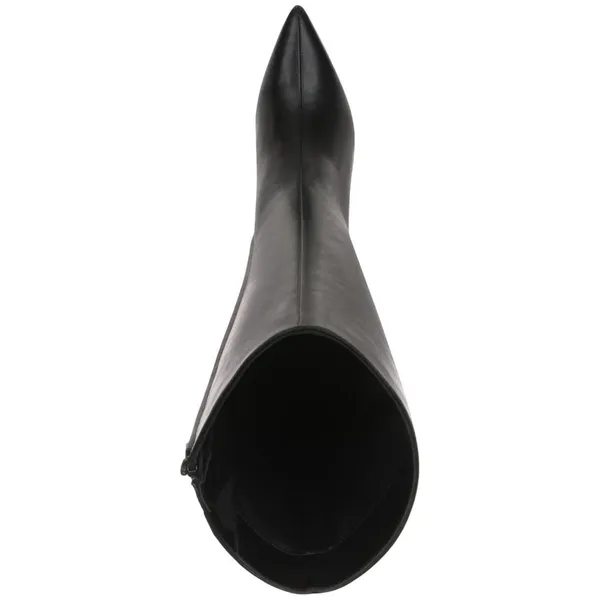 NWT On 34th Rachelle Stovepipe Boots Womens 10019723900 Black Smooth 5.5M - Image 4