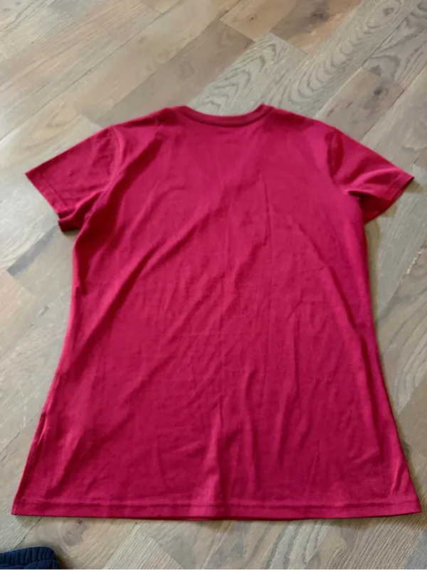 Nike Red University of Oklahoma V-Neck Tee - Image 2