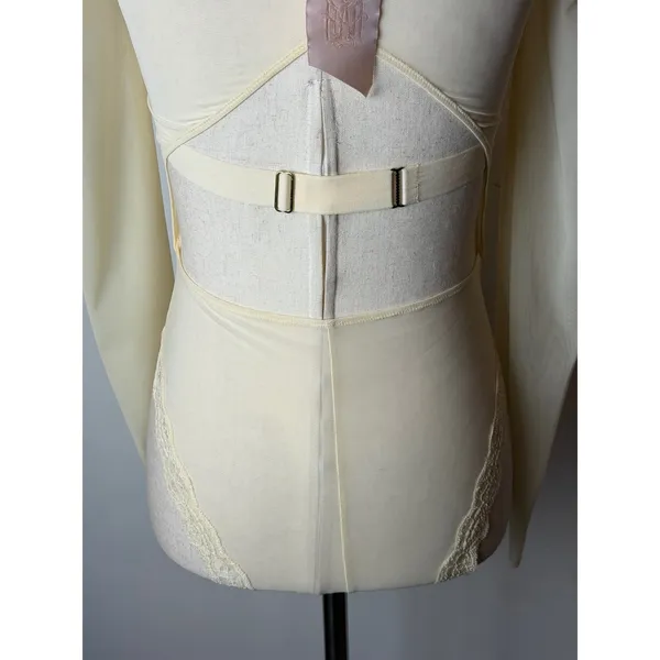 Hot As‎ Hell HAH Bodysuit Womens Small Ivory NWT Sheer Lace Mesh Sexy Bridal - Image 10
