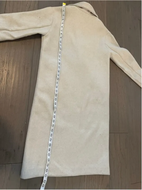 Old Navy Beige Trench Coat Women's XS - Image 8