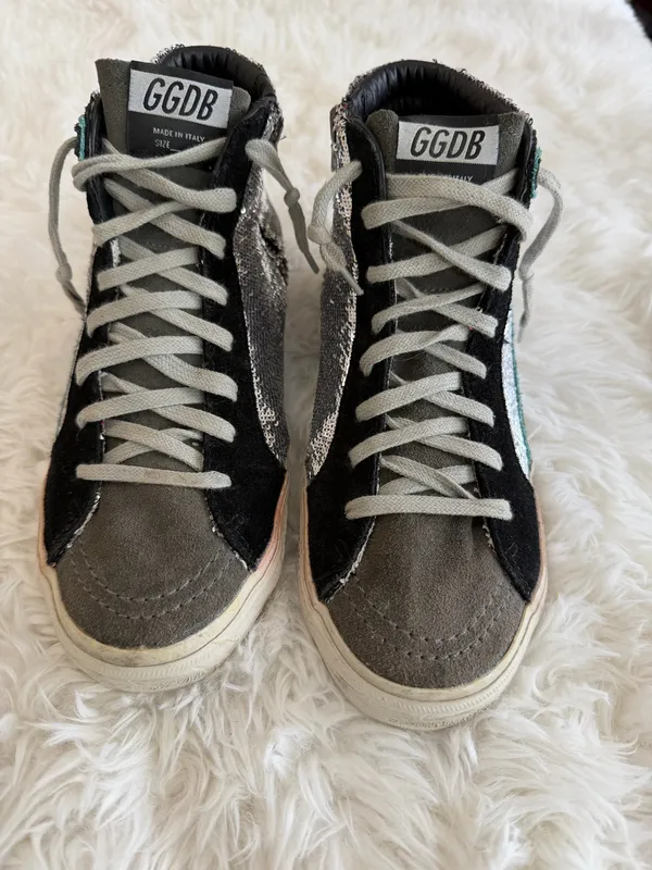 Golden Goose Slide High Top Sneakers - Image 3