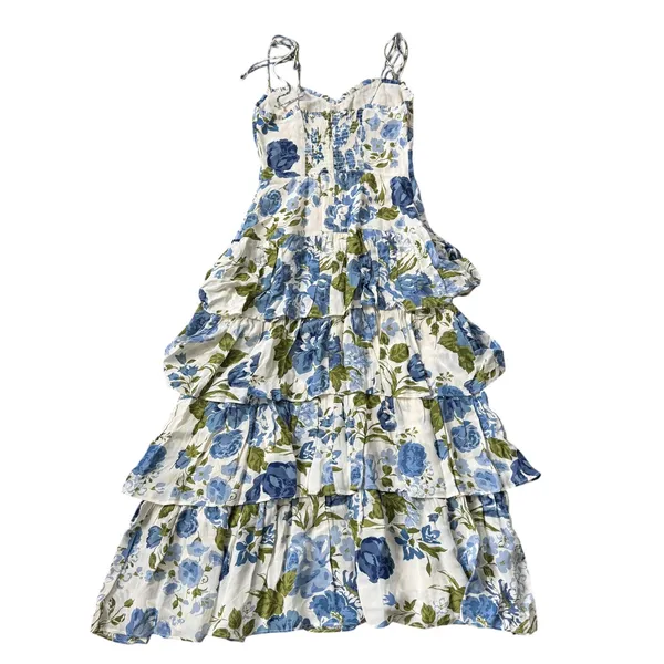 Reformation Kesia Tiered Midi Dress Lucca Floral - Image 5