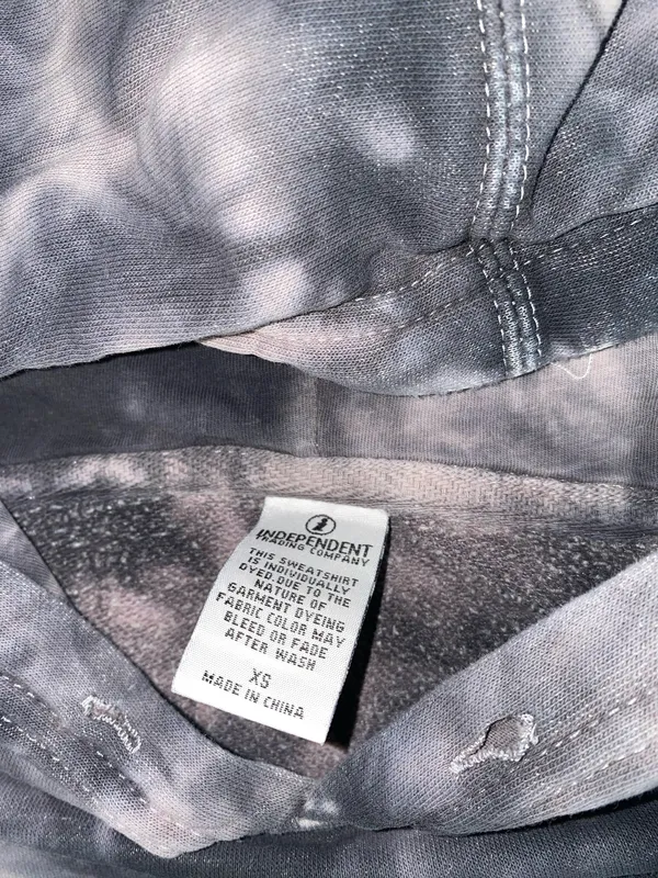 Faith Hoodie Gray Size XS - Image 6