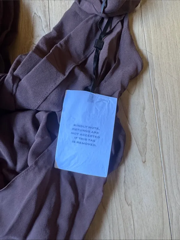 REVOLVE Adela Georgette Silk Top in Brown - Image 5