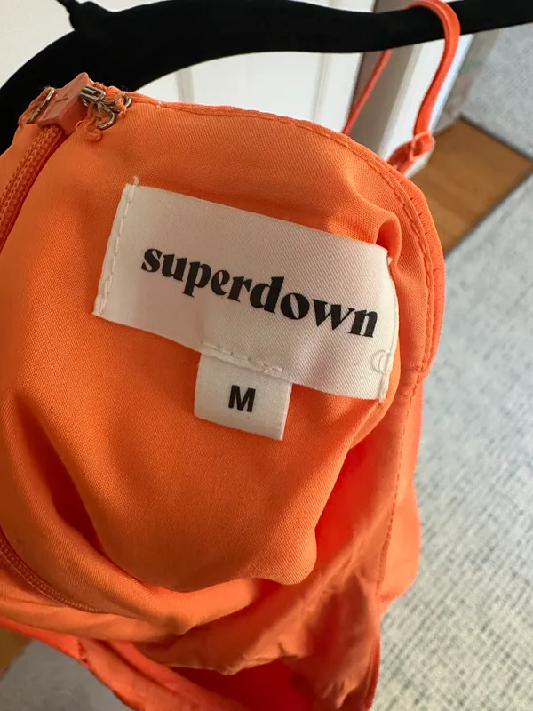 Superdown Revolve Orange Dress - Image 5