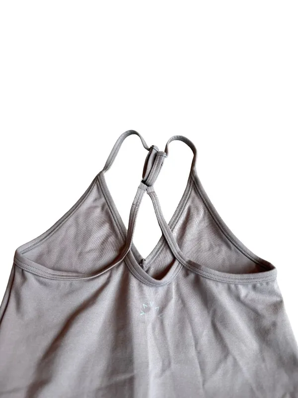Varley Let's Move Irvine Playsuit Grey Romper Workout Athletic Size XS Women's - Image 5