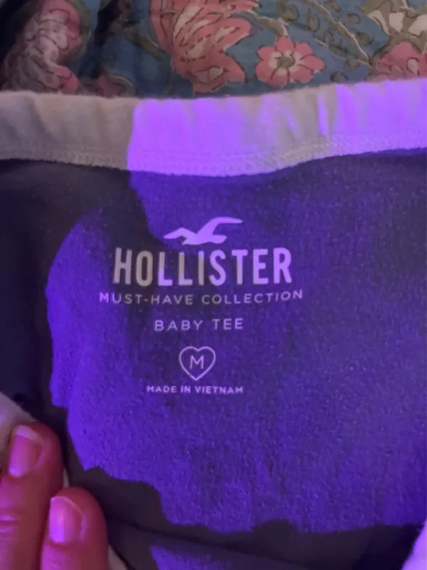 Hollister Blue Baby Tee - Image 2