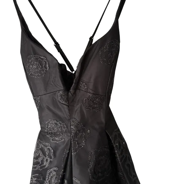 Jump Apparel Dress Vintage Y2k 5/6 Black Fit‎ and Flare Glitter Fairy Whimsigoth - Image 2