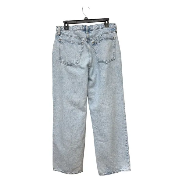 Abercrombie Fitch High Rise Loose Jeans Light Wash Size 30/10 Denim - Image 3
