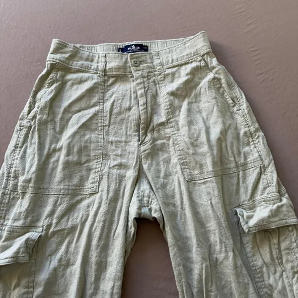 Hollister Linen Blend Cargo Pants - Image 8