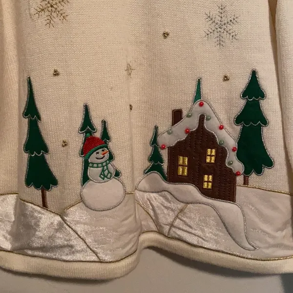 Jolly Sweaters Christmas Sweater Size L - Image 3
