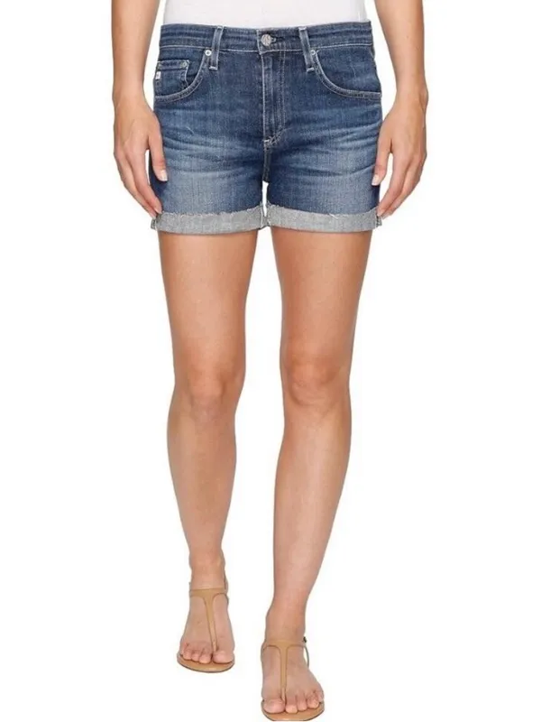 AG Adriano Goldschmied Hailey Rollup‎ Ex-Boyfriend Denim shorts size 27R - Image 16