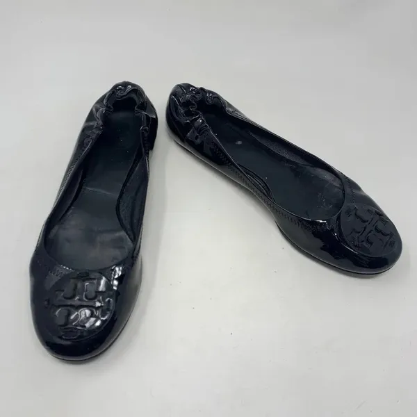 Tory Burch Reva Classic Patent Leather Ballet Flats Black Size US‎ 7.5 - Image 4