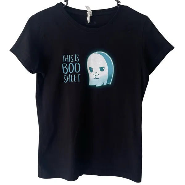 This Is Boo Sheet Graphic Tee Black Size M - Image 11