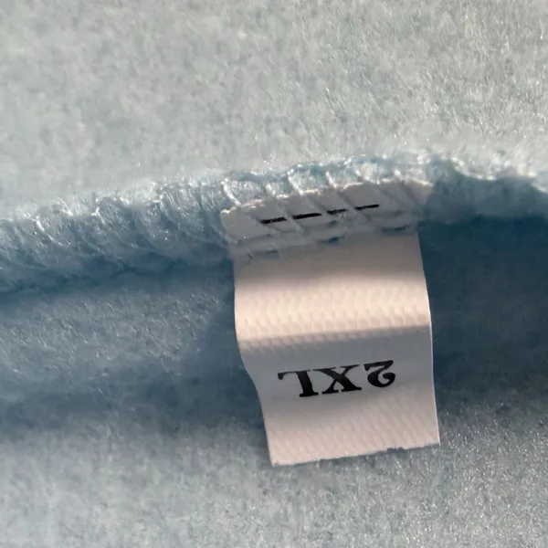 NEW Baby Blue Pull On Waist Open Straight Leg Sweatpants Size XXL #260784 - Image 4
