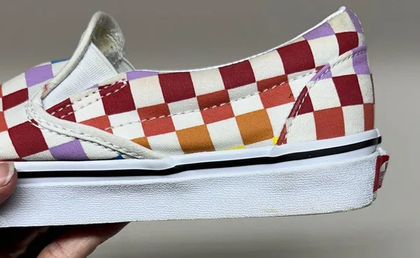Vans Multicolor Checkered Slip-On Sneakers women’s 7.0 men’s 5.5 - Image 8