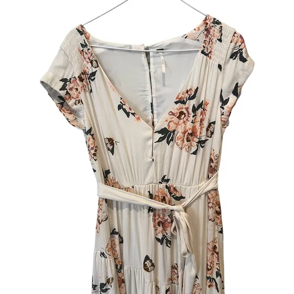 FREE PEOPLE All I Got Printed Floral Maxi Dress Size 4 - Image 9