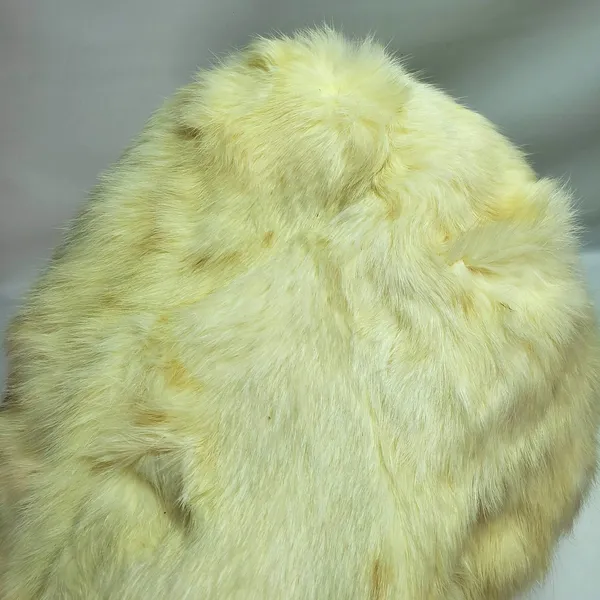 Winter Women Warm White Fox Fur Hat Outdoor Fluffy Funky Hat Bucket - Image 7